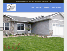 Tablet Screenshot of cedarvalleyhomebuilders.com